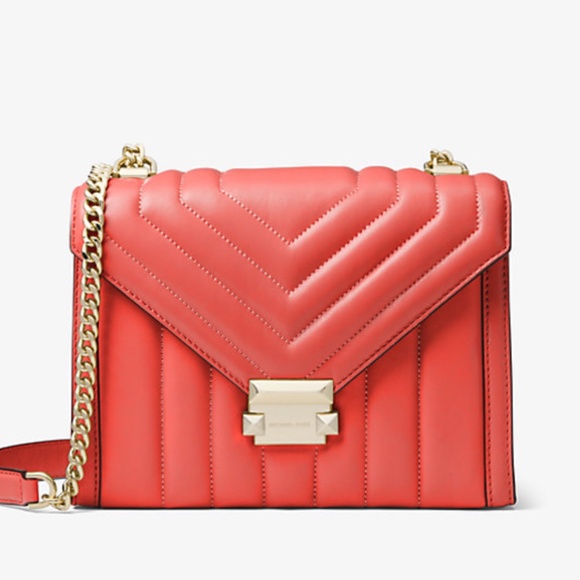 MICHAEL Michael Kors Handbags - Michael Kors Whitney Large Quilted Leather Convertible Shoulder Bag